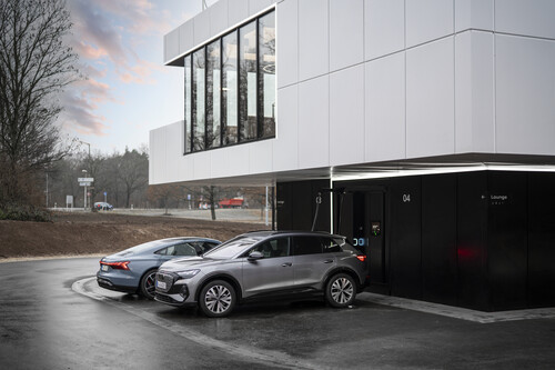Audi Charging Hub.
