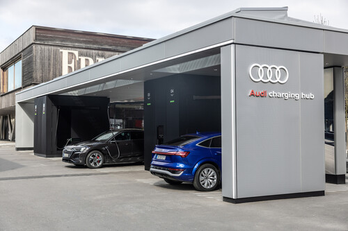Audi Charging Hub in Berlin.