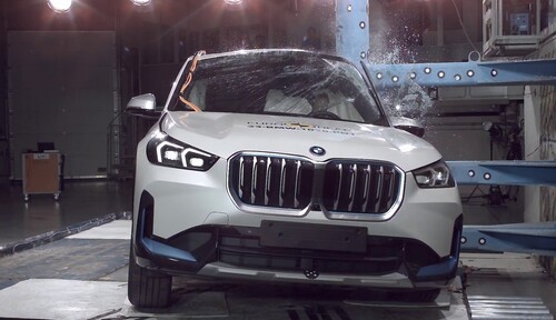 BMW X1 im Euro-NCAP-Crashtest (2022).