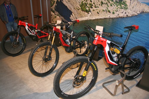Ducati e-MTBs (von links): MIG-S, MIG-RR und MIG-RR Limited Edition.