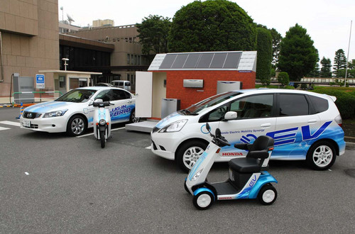 E-Kizuna: Honda erprobt in Japan Systeme für die Energieversorgung einer Stadt bei einer Katastrophe und für die Elektromobilität.