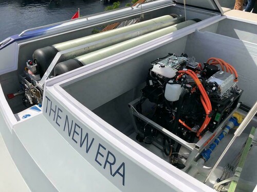 Hynova 40 mit Brennstoffzellenmodul von Toyota.