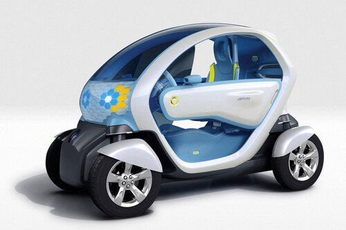IAA-Studie von 2009: Renault Twizy Z.E. Concept.