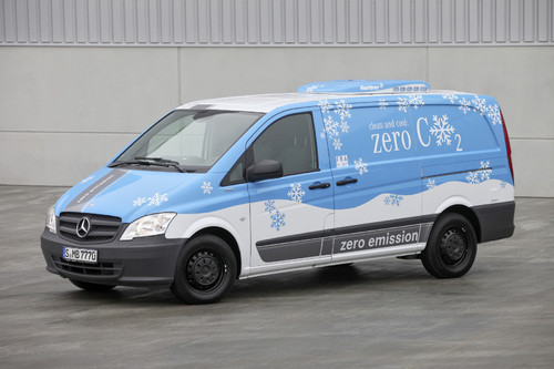Kerstner baut den elektrisch angetriebenen Mercedes-Benz Vito E-Cell aus.