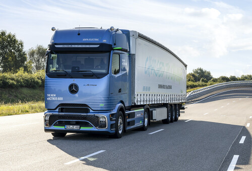 Mercedes-Benz e-Actros 600.