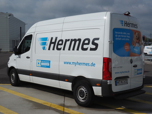 Mercedes-Benz e-Sprinter von Hermes.