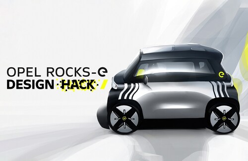 Opel ruft zum „Rocks-e-Design-Hack“ auf. der Siegerentwurf wird als Unikat gebaut.