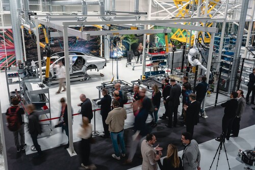 Produktionsbeginn des Lightyear 0 bei Valmet Automotive in Finnland.