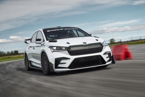 Skoda Enyaq RS Race.