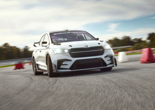 Skoda Enyaq RS Race.