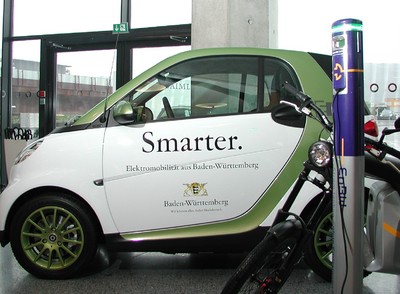 Startschuss für &quot;e-mobility Baden-Württemberg&quot;. Der e-Smart.