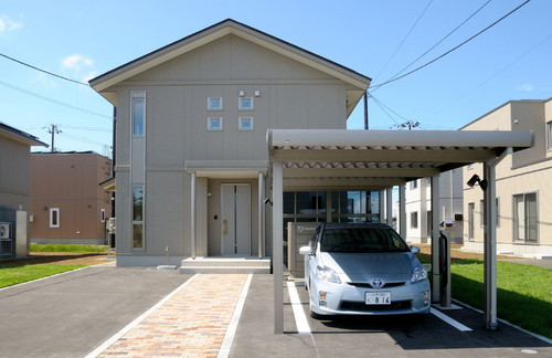 Toyota testet in Japan ein intelligentes Stromnetz.