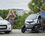 Barbara Schöneberger und Joko Winterscheidt sind Renault Z.E.- Botschafter.