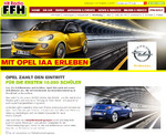 Opel-Aktion auf der FFH-Homepage.