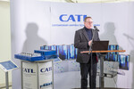 Thüringens Ministerpräsident Bodo Ramelow bei seiner Ansprache zum Start der Batteriezellenproduktion bei CATL.