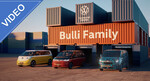 VW-Bulli-Trio: ID Buzz, Multivan, Transporter.