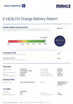 Zertifikat zur Batteriegesundheit.